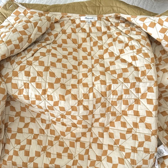 Madewell Quilted Cropped Raglan Shirt Jacket - Picture 6 of 7